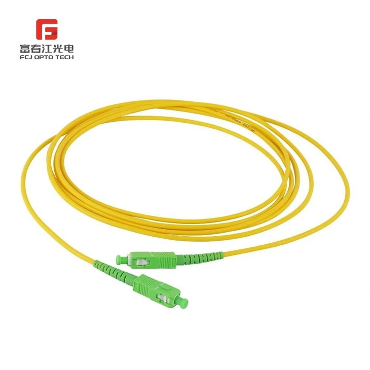 Fcj China Duplex SC/APC To FC/UPC SM Fiber Optic Patch Cord